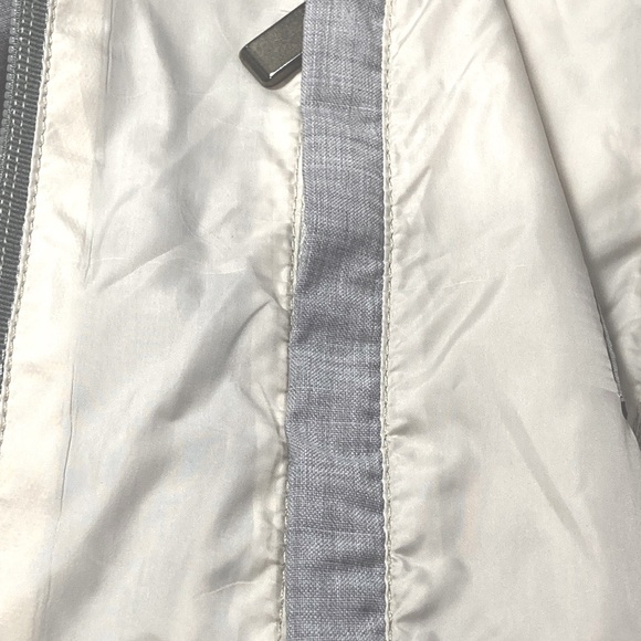 NWT Canali 1934 Gray Impeccabile Wool Zip Front Windbreaker/Hoodie EU 56 - US 46 - Picture 8 of 15